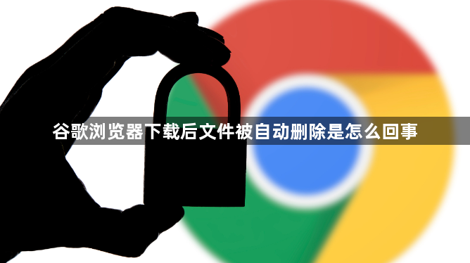 谷歌浏览器下载后文件被自动删除是怎么回事1