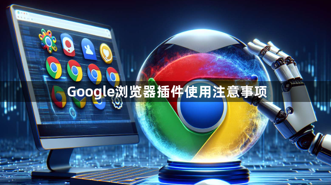 Google浏览器插件使用注意事项1