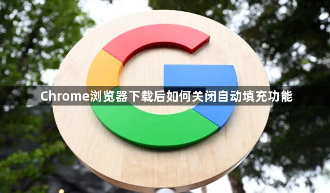 Chrome浏览器下载后如何关闭自动填充功能1
