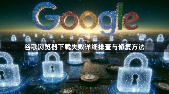 谷歌浏览器下载失败详细排查与修复方法1