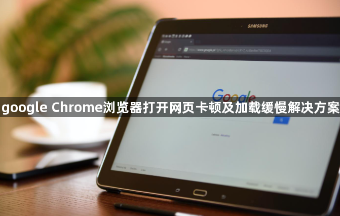 google Chrome浏览器打开网页卡顿及加载缓慢解决方案1