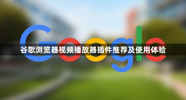谷歌浏览器视频播放器插件推荐及使用体验1