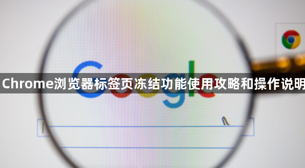 Chrome浏览器标签页冻结功能使用攻略和操作说明1