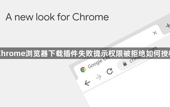 Chrome浏览器下载插件失败提示权限被拒绝如何授权1