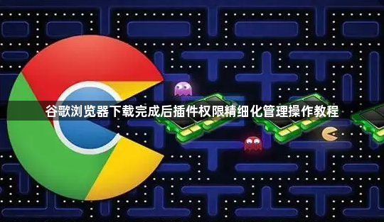 谷歌浏览器下载完成后插件权限精细化管理操作教程1