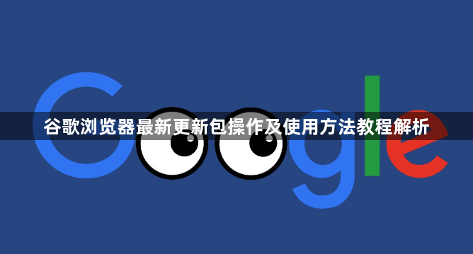 谷歌浏览器最新更新包操作及使用方法教程解析1