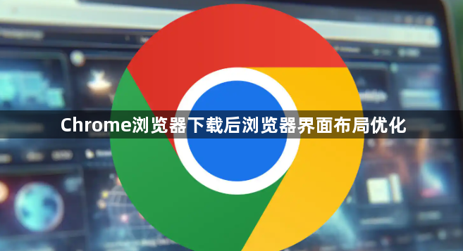 Chrome浏览器下载后浏览器界面布局优化1