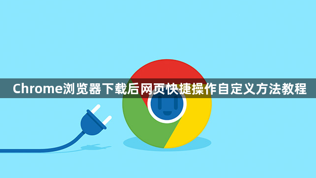 Chrome浏览器下载后网页快捷操作自定义方法教程1