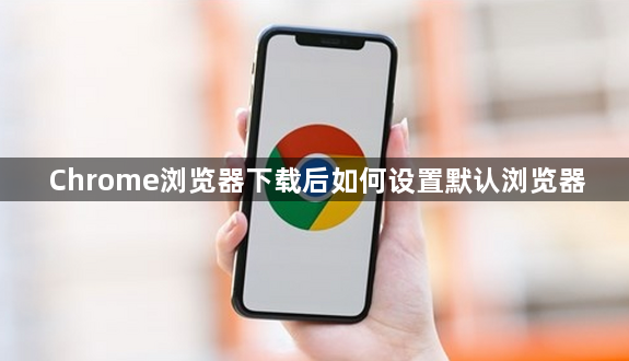 Chrome浏览器下载后如何设置默认浏览器1