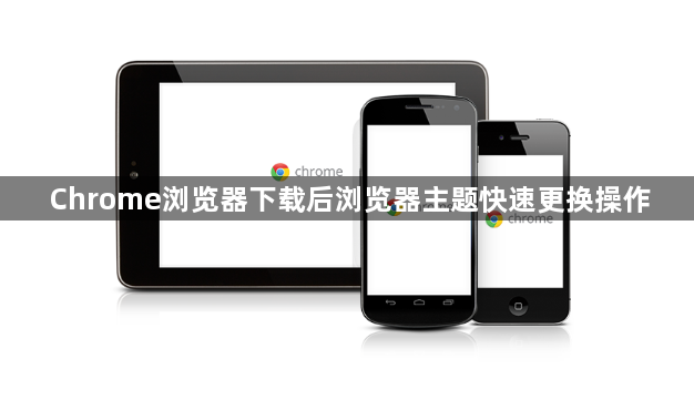 Chrome浏览器下载后浏览器主题快速更换操作1