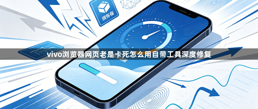 vivo浏览器网页老是卡死怎么用自带工具深度修复1