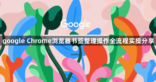 google Chrome浏览器书签整理操作全流程实操分享1