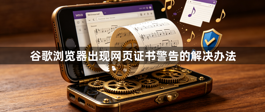 谷歌浏览器出现网页证书警告的解决办法1