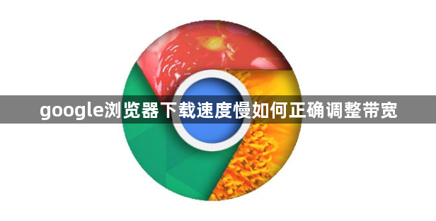 google浏览器下载速度慢如何正确调整带宽1