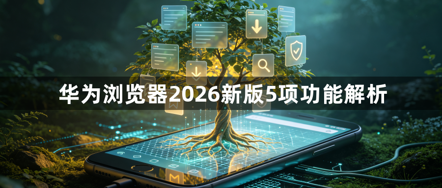 华为浏览器2026新版5项功能解析1
