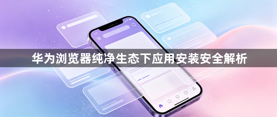 华为浏览器纯净生态下应用安装安全解析1