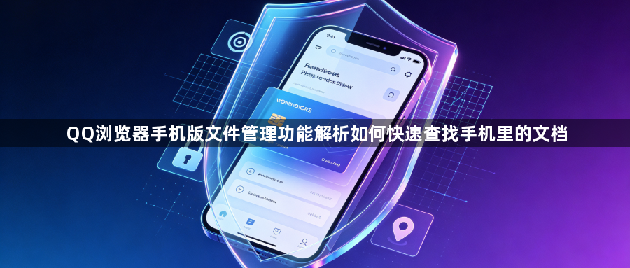 QQ浏览器手机版文件管理功能解析如何快速查找手机里的文档1