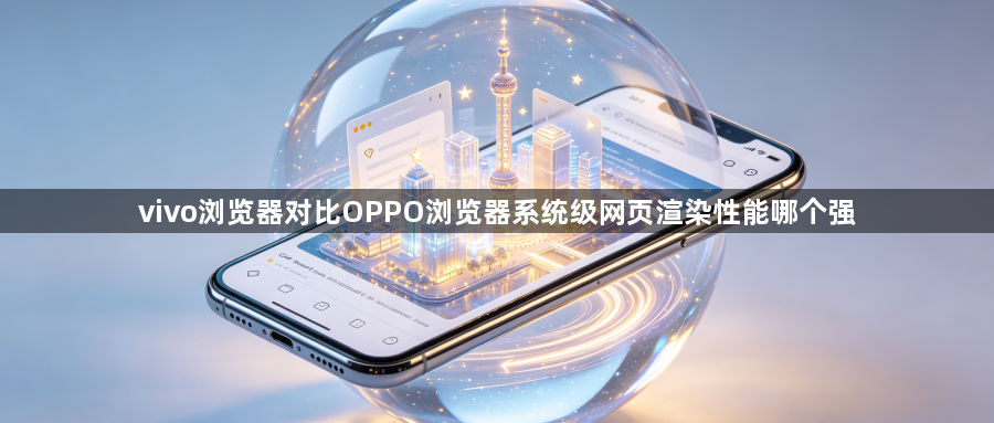 vivo浏览器对比OPPO浏览器系统级网页渲染性能哪个强1