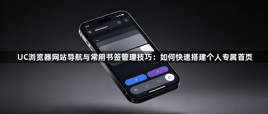 UC浏览器网站导航与常用书签管理技巧:如何快速搭建个人专属首页1