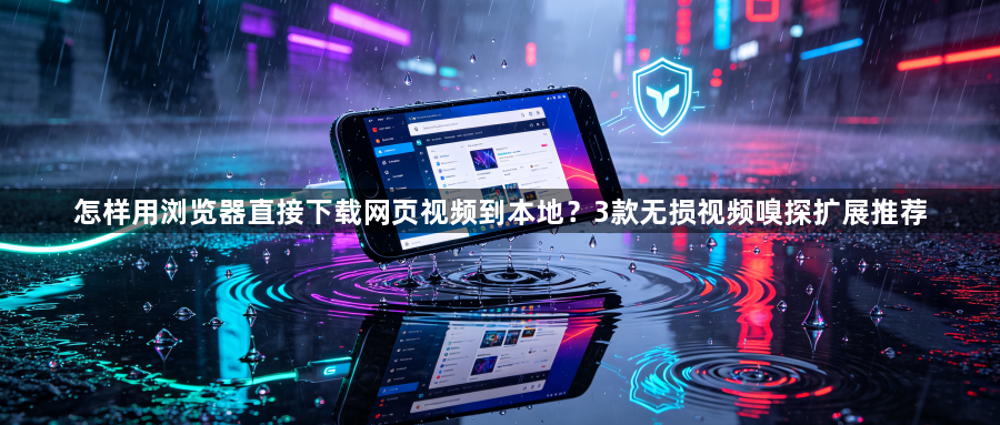 怎样用浏览器直接下载网页视频到本地？3款无损视频嗅探扩展推荐1