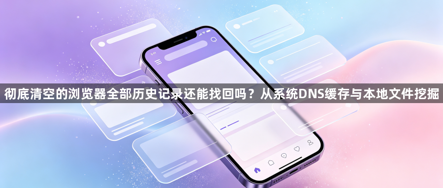 彻底清空的浏览器全部历史记录还能找回吗?从系统DNS缓存与本地文件挖掘1
