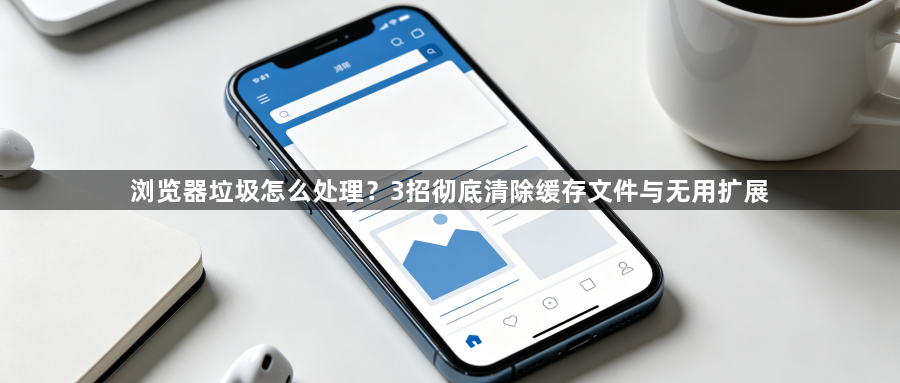 浏览器垃圾怎么处理?3招彻底清除缓存文件与无用扩展1