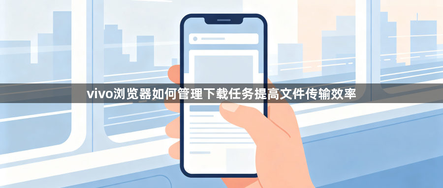 vivo浏览器如何管理下载任务提高文件传输效率1