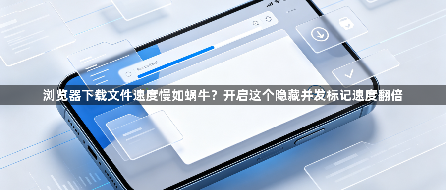 浏览器下载文件速度慢如蜗牛?开启这个隐藏并发标记速度翻倍1