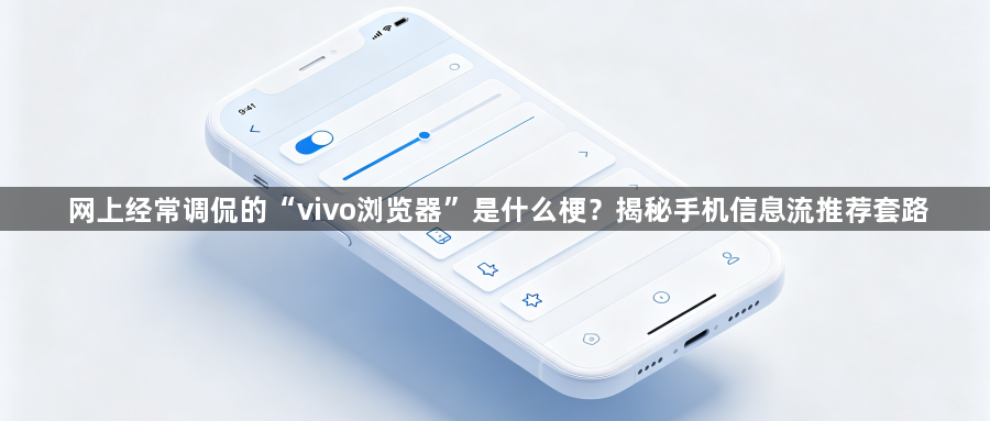 网上经常调侃的“vivo浏览器”是什么梗?揭秘手机信息流推荐套路1