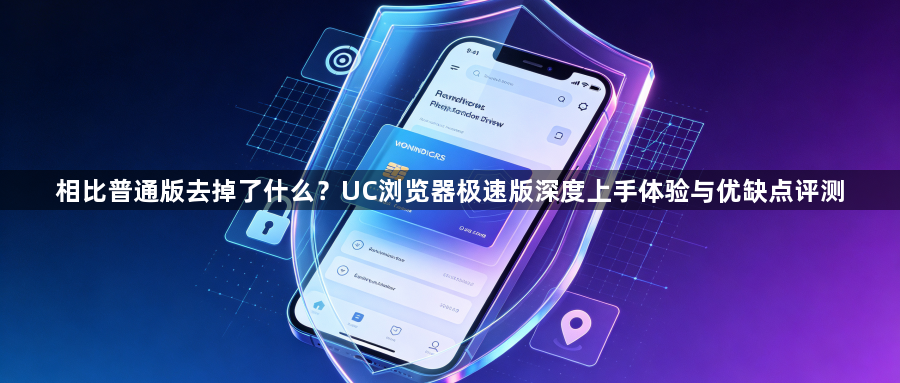 相比普通版去掉了什么？UC浏览器极速版深度上手体验与优缺点评测1