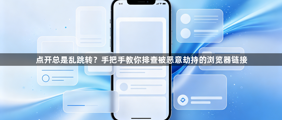 点开总是乱跳转?手把手教你排查被恶意劫持的浏览器链接1