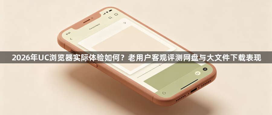 2026年UC浏览器实际体验如何?老用户客观评测网盘与大文件下载表现1