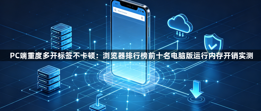 PC端重度多开标签不卡顿：浏览器排行榜前十名电脑版运行内存开销实测1