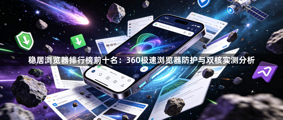 稳居浏览器排行榜前十名:360极速浏览器防护与双核实测分析1